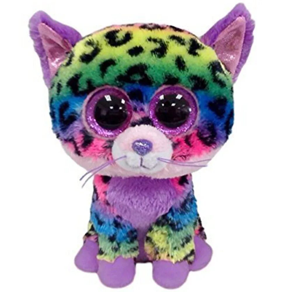 Радужные кошки игрушки. Игрушки ty бини бэби. Beanie Boo трикси. Ty Beanie Boos леопард. Глазастики мягкие игрушки.