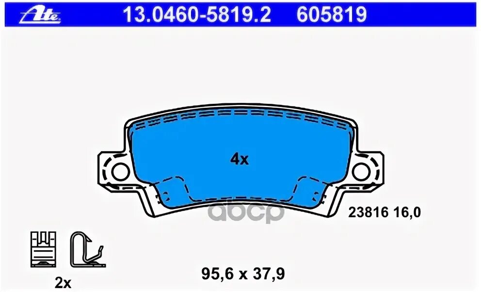 колодки тормозные mazda 626 (ge,gf) задние (4шт. 425426 тормозные колодки. Ate · 13046071172 колодки тормозные. 0460-7268. Ate 166ff купить.