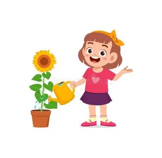 Дети поливают цветы картинки для детей