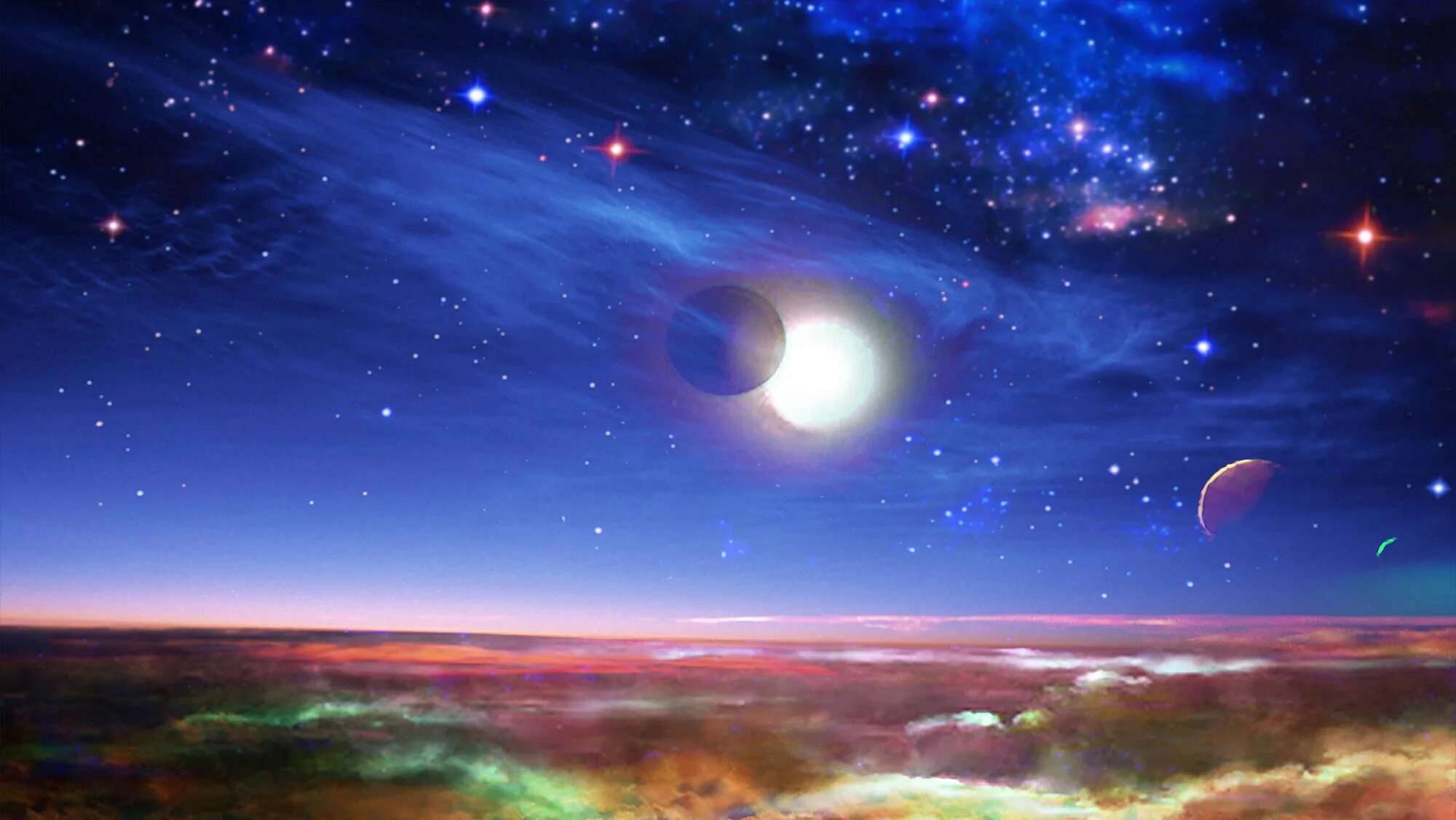 Imaginary sky. Imaginary sky