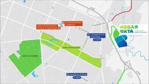 Охта парк санкт петербург как добраться