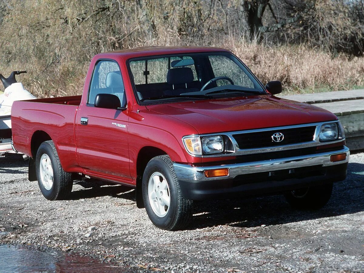 Пикапы 2024 в россии. Toyota Tacoma 1 поколение. Toyota Tacoma 1996. Toyota Tacoma 2.4. Toyota Tacoma 1997.