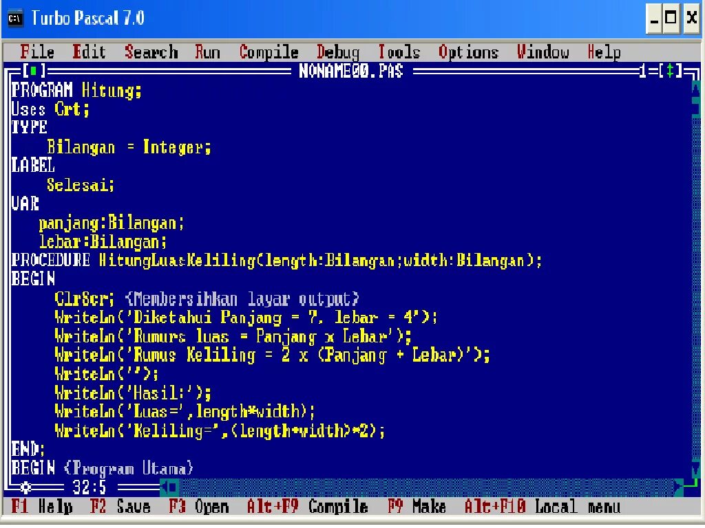 Pascal coding. Интерфейс турбо Паскаль. Среда программирования турбо Паскаль. Turbo Pascal, версия 7.0.. Турбо Паскаль 7.1.