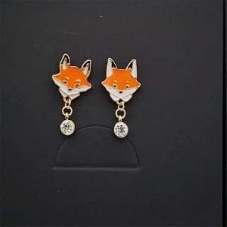 Серьги лисички