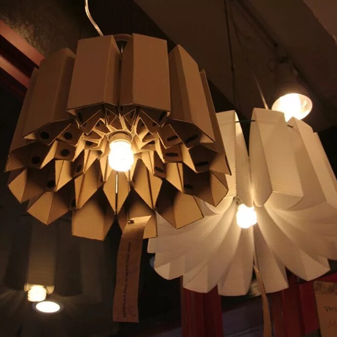 Fabriquer une lampe - idées pour les amateurs de bricolage Origami lamp, Origami