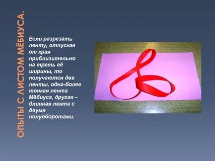 Разрез ленты