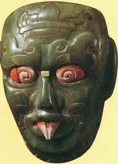 Погребальные маски ацтеков. Маски Майя. Теотиуакан маска. Mayan Jade Mask.