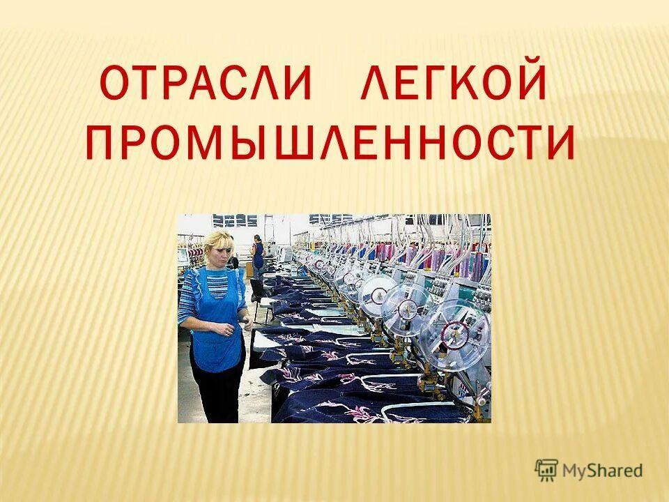 Легкая отрасль россии