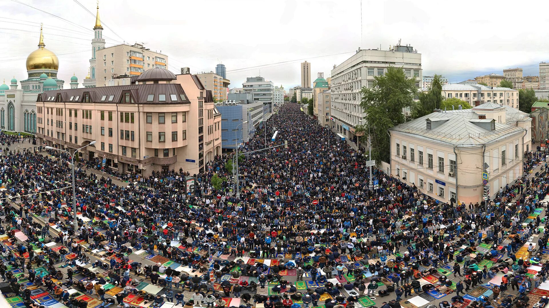 Намаз в москве ураза байрам