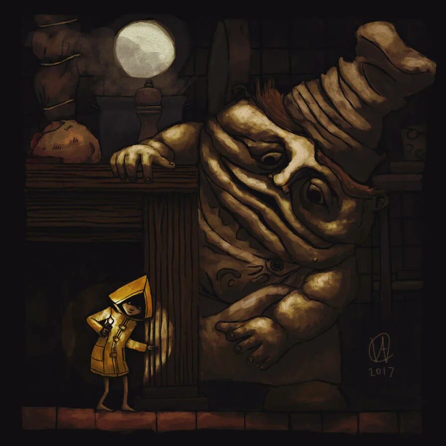 Little Nightmares Art длиннорукий. Little Nightmares монстр шестая.