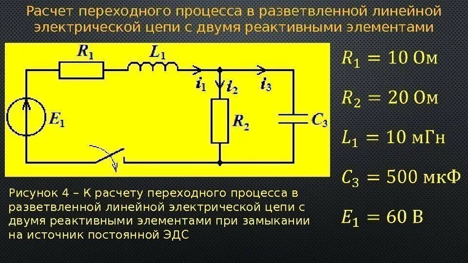 Что будет происходить с каждым элементом цепи. Переходный колебательный процесс электротехника. переходных процессов в цепи  формула. переходный процесс тоэ. переходные процессы в электрических.