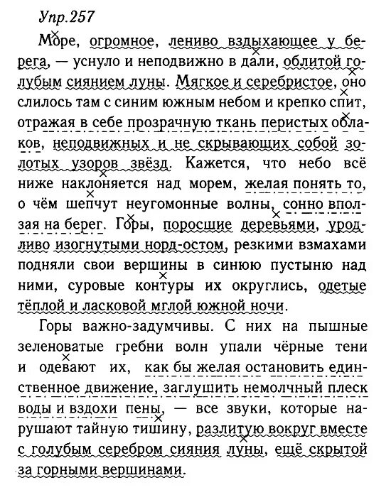 Море уснуло и неподвижно вдали облитой голубым. Упражнение 257 по русскому языку. море огромное лениво вздыхающее у берега уснуло. море огромное лениво вз.