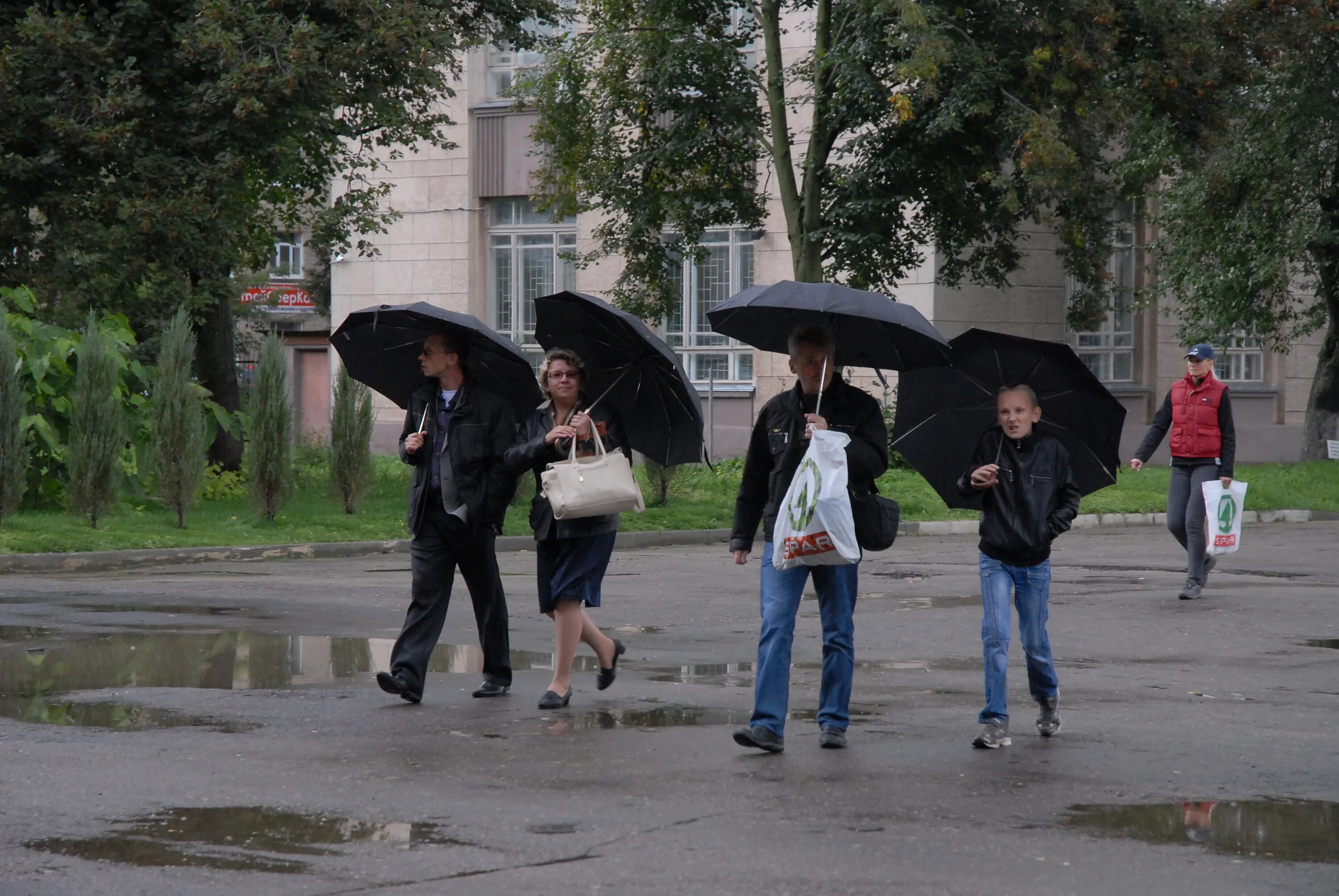 Сильный дождь лил в продолжение двух дней