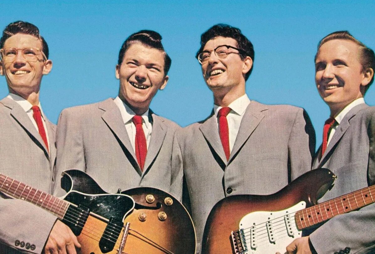 Песня 1 америка. The Crickets the "Chirping" Crickets 1957. Buddy Holly and the Crickets. The Crickets группа. Buddy Holly the “Chirping” Crickets.