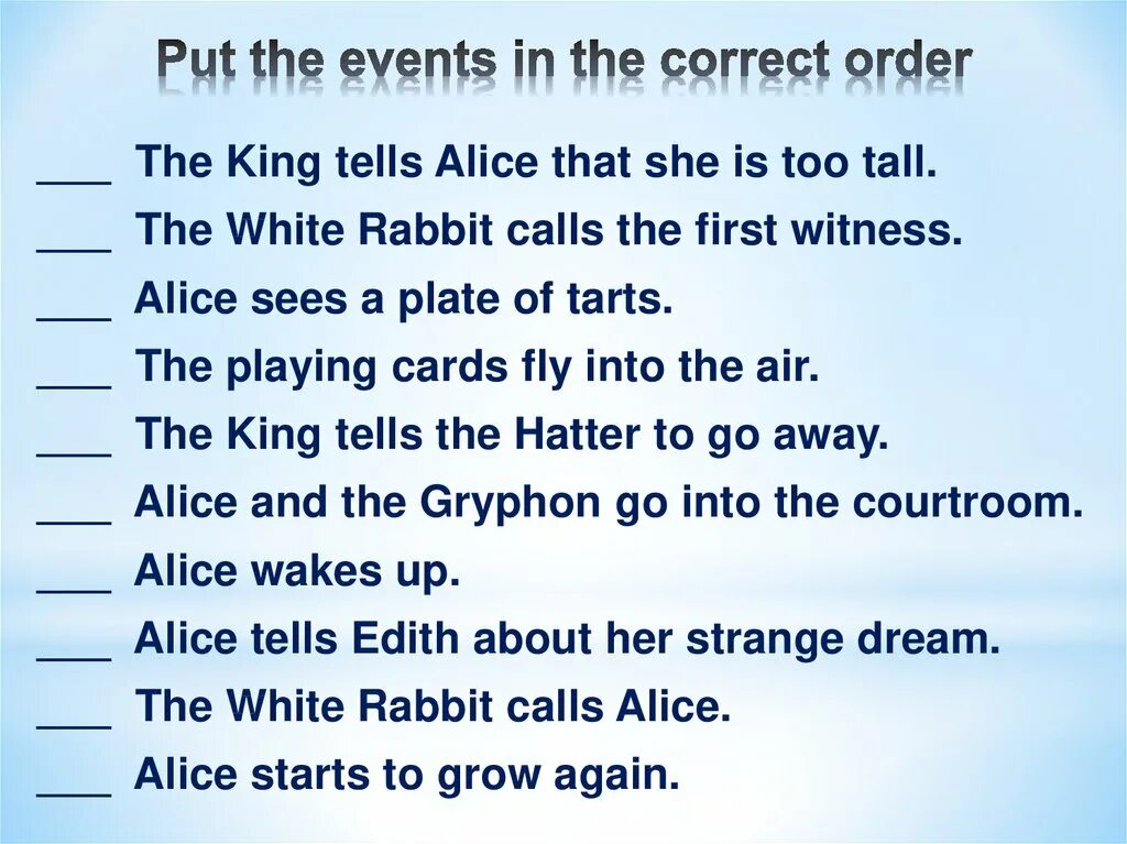 Put the correct order.ответы. Put the events in order. Put the events in the correct order. Put the events in the correct order 4 класс ответы.