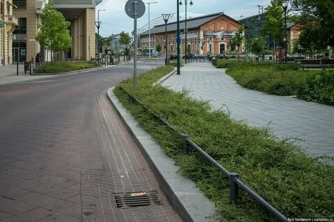 Тротуар в городе