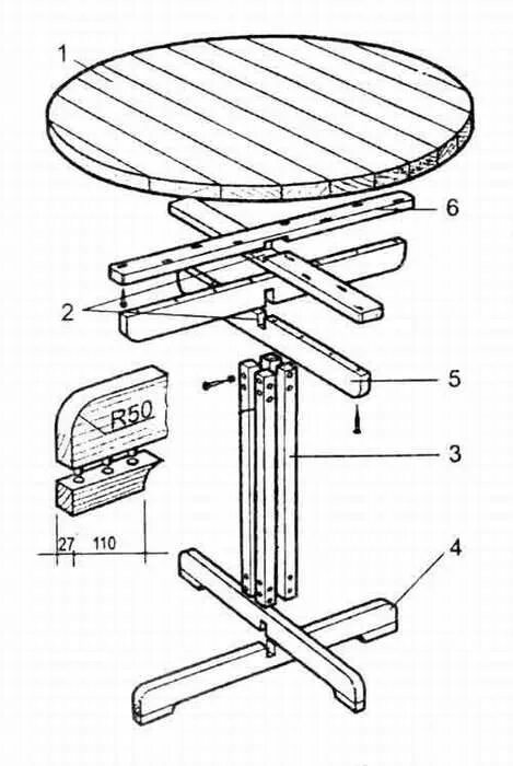 Как собрать круглый стол. Чертежи складной столик Pleilu. Складной стул Savonarola чертежи. Круглый стол конструкция. Чертеж круглого стола из дерева.