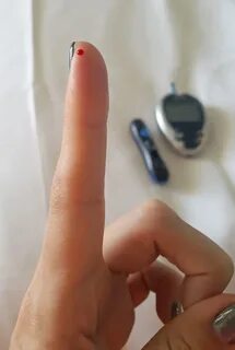 Sticking finger