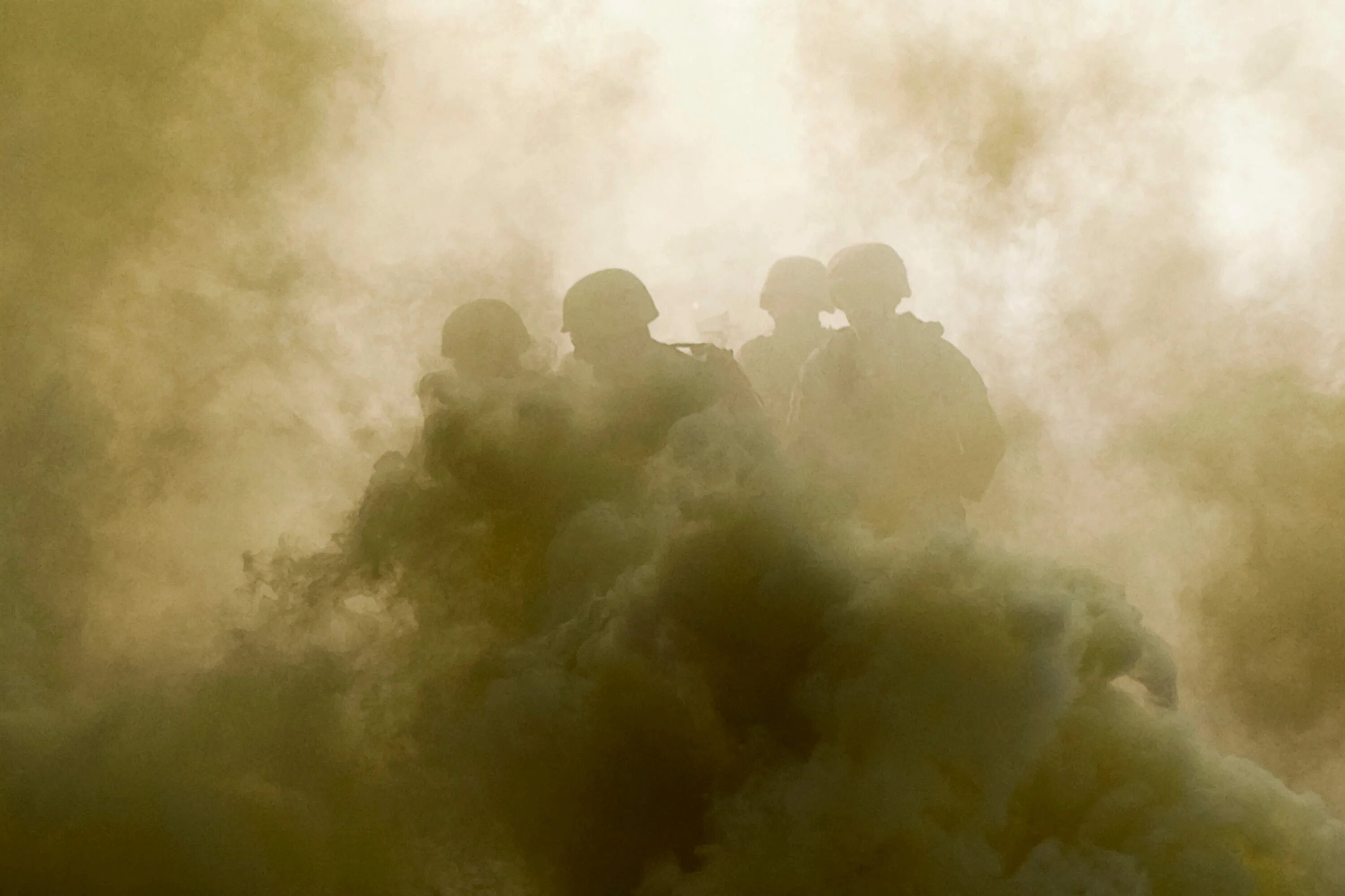 Through the smoke