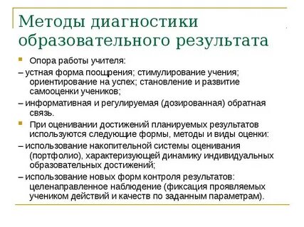 Самодиагностика педагогической деятельности