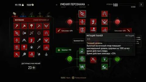 Билд знаков ведьмак 3