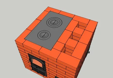 Отопительно варочная печь 3.5 3.5