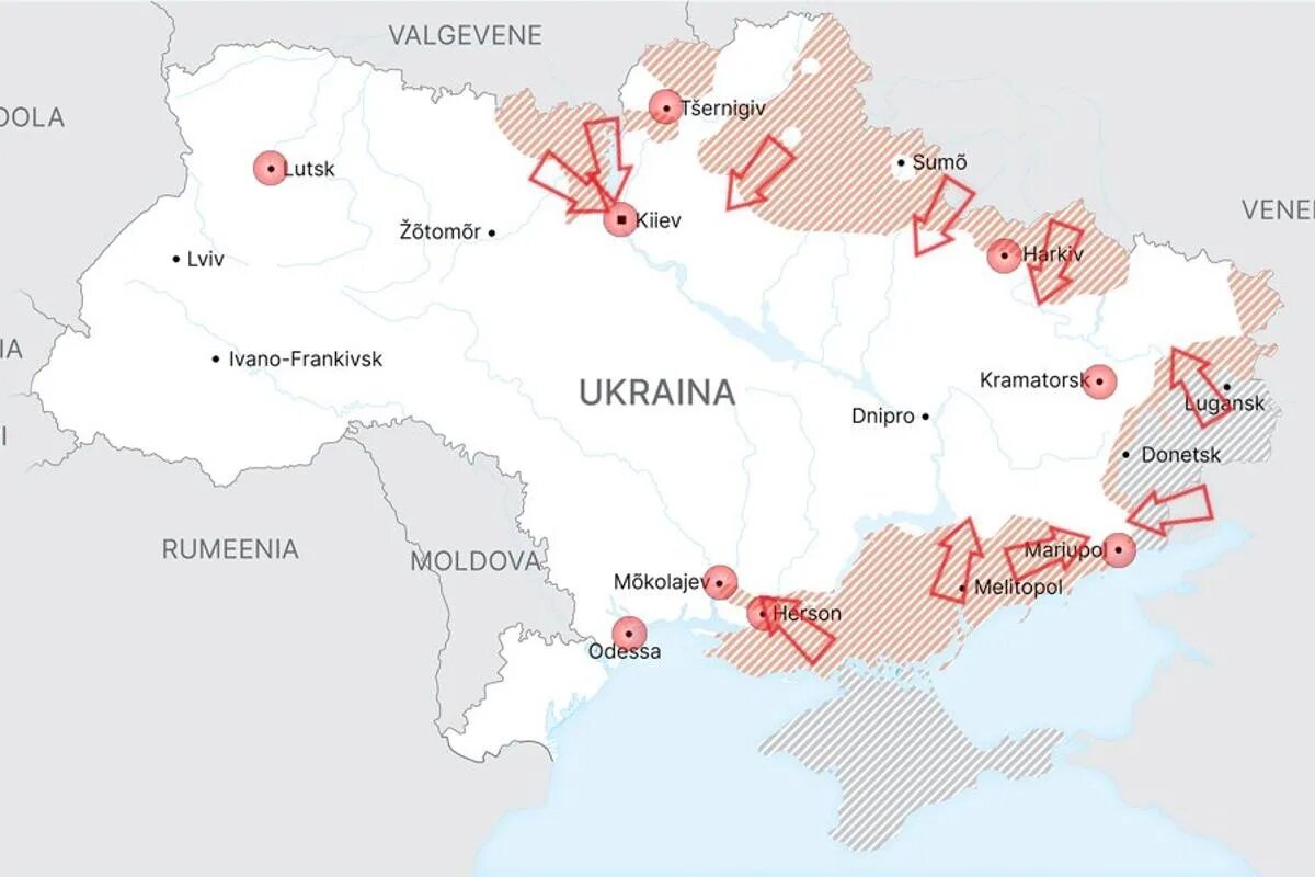 Карта украины сейчас. Курс на карте с украиной. Пролвижение российский войск. Курс на карте с украиной. Российский войска на карте укрпины.