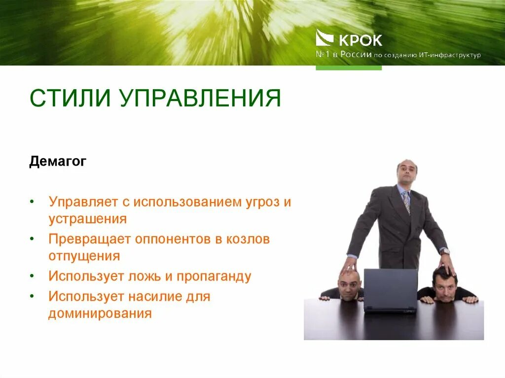Пример руководителя
