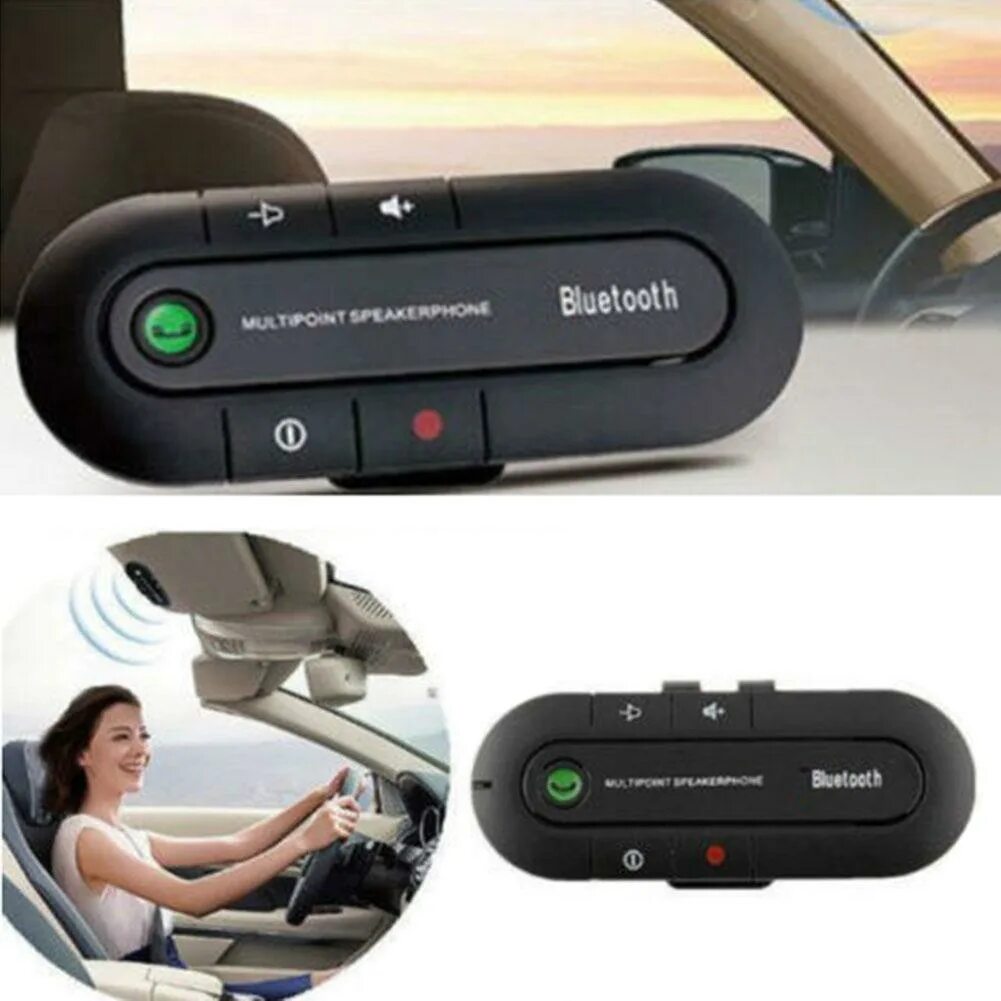 Bluetooth Multipoint Speakerphone Handsfree car Kit.