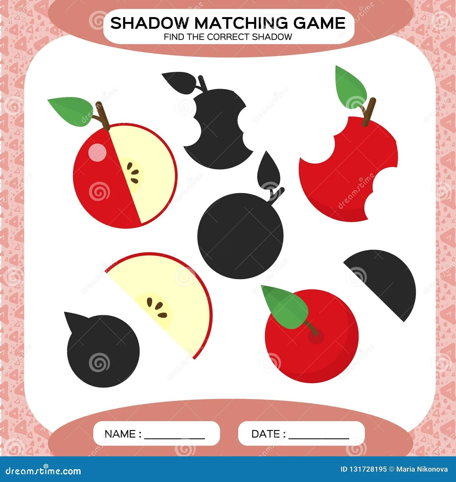 Find the matching. Shadow matching. vegetables shadow matching. shadow matching for kids. fruits find the shadow.