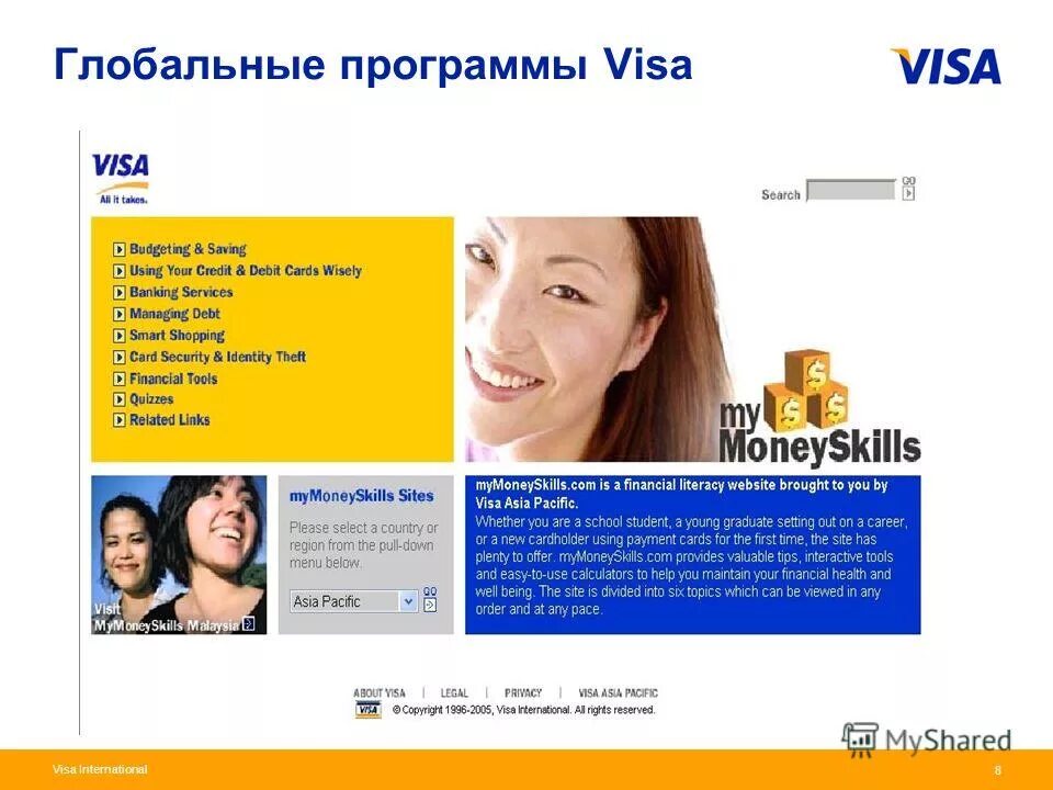 Программа visa. Программа visa