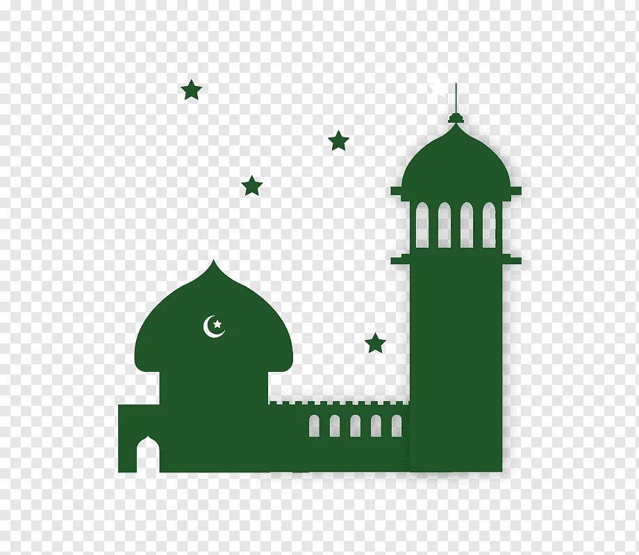 Мусульманские наклейки. Мусульманский полумесяц с мечетью. Мечеть эмодзи.