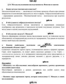 Параграф 16 конспект