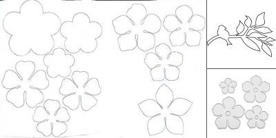 цветы шаблоны для вырезания