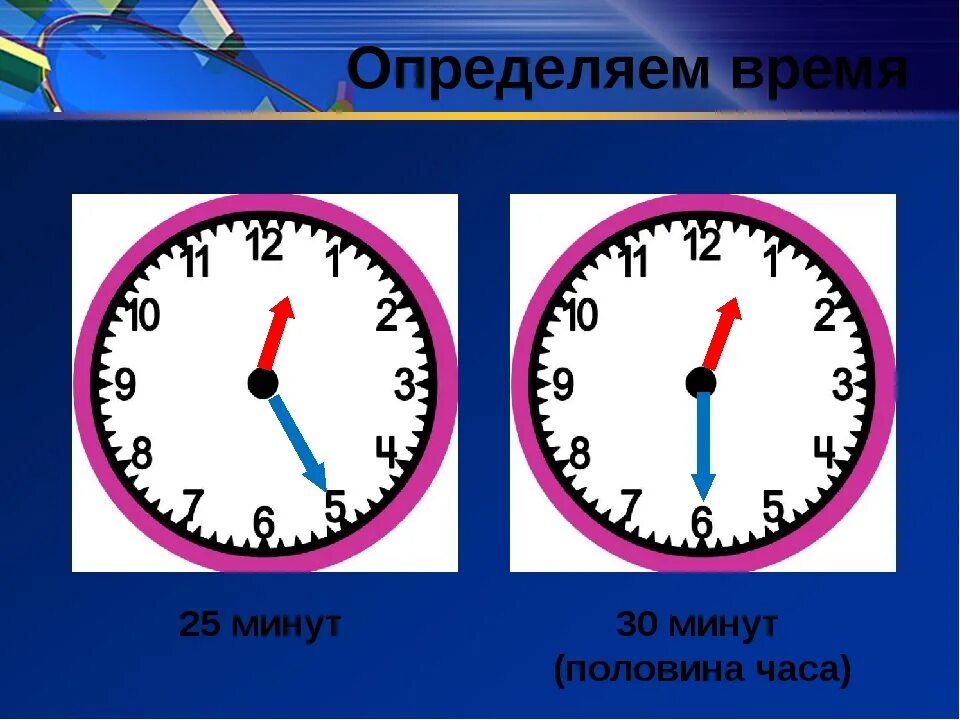 3 30 минут. Половина часа. 2 Часа 5 минут. Половина десятого на часах для детей. Половина двенадцатого на часах.