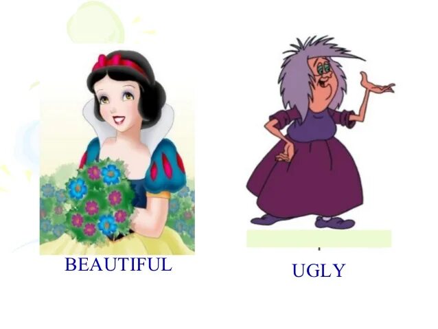 Beautiful ugly. Красивый некрасивый рисунок. Карточки ugly beautiful. Beautiful ugly картинки для детей. Ugly is beautiful