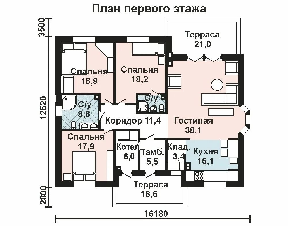 План дома 10 на 10 одноэтажный с 3 спальнями из газобетона. Планировка 10на 10дома 100 кв.м одноэтажный с 3 спальнями. Одноэтажный дом 9 12 из блока с котельной 3 спальнями и котельной. Проект дома вход сбоку одноэтажный. План дома на две спальни