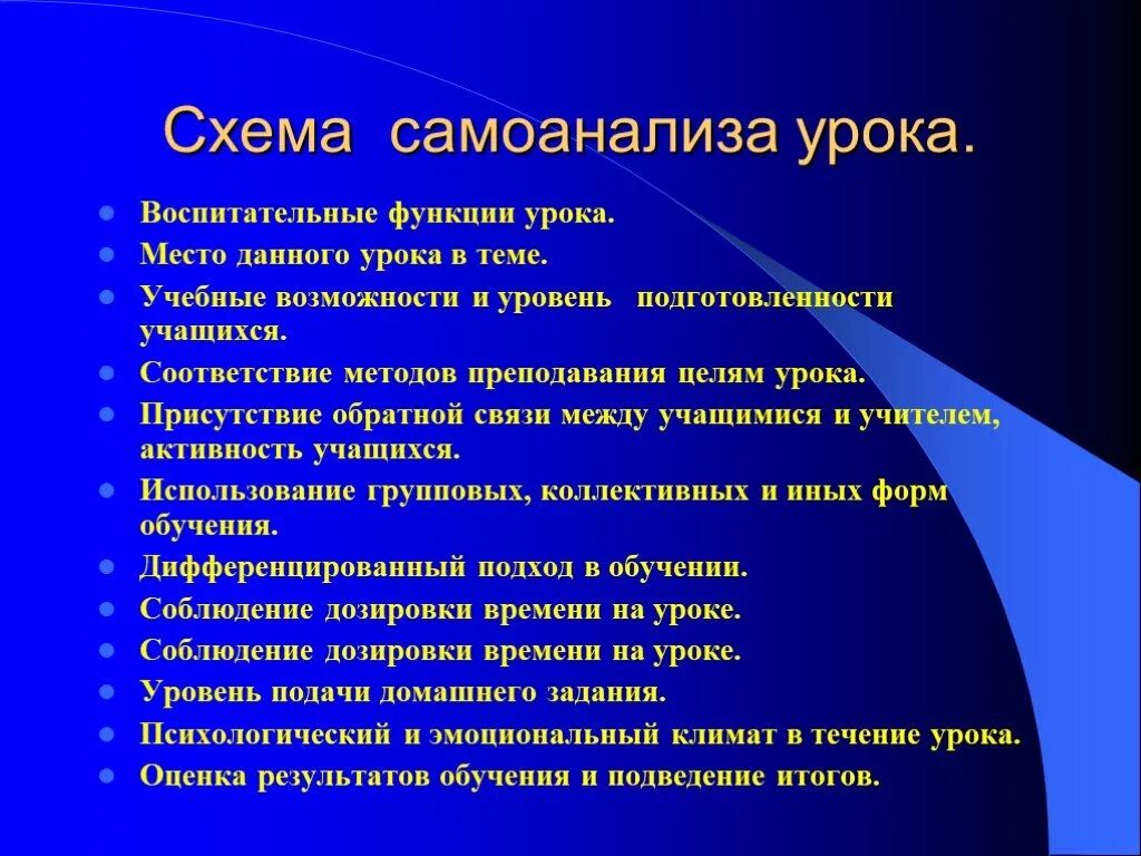 Воспитательный самоанализ в школе. Схема самоанализа урока. Схема самоанализа занятия. План самоанализа урока. Самоанализ по уроку.