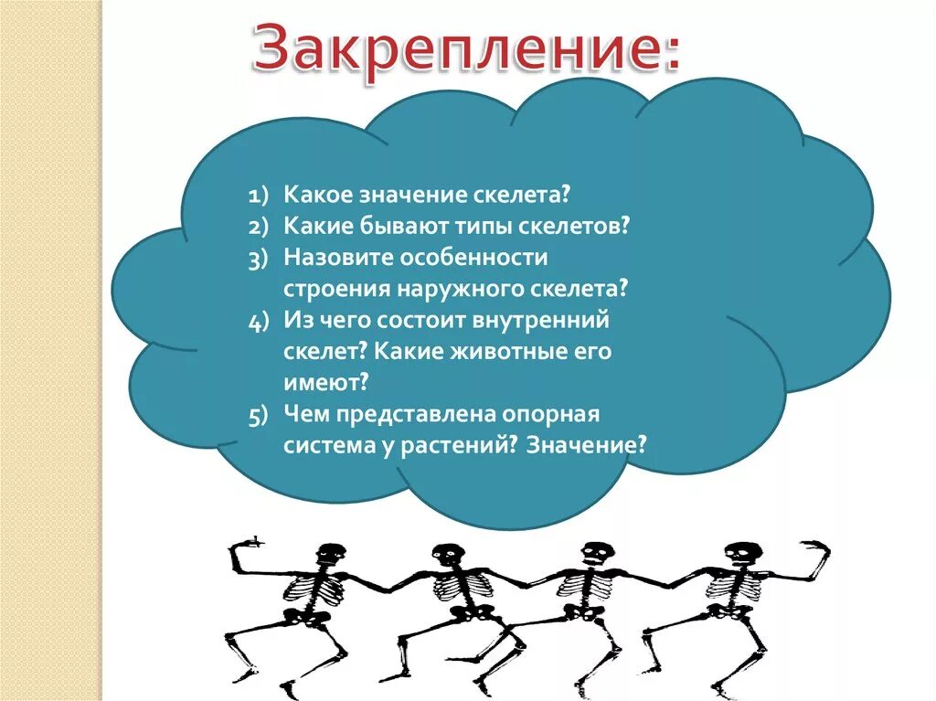 Опорно-двигательная система. Значение опорных систем в жизни организмов. Опорные