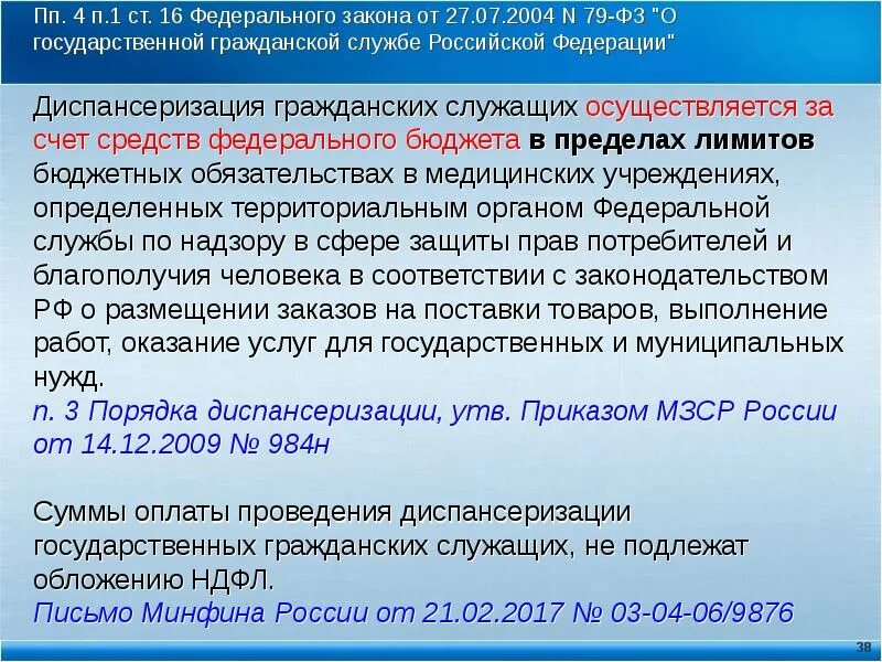 Пункт 1 статья 16 федерального