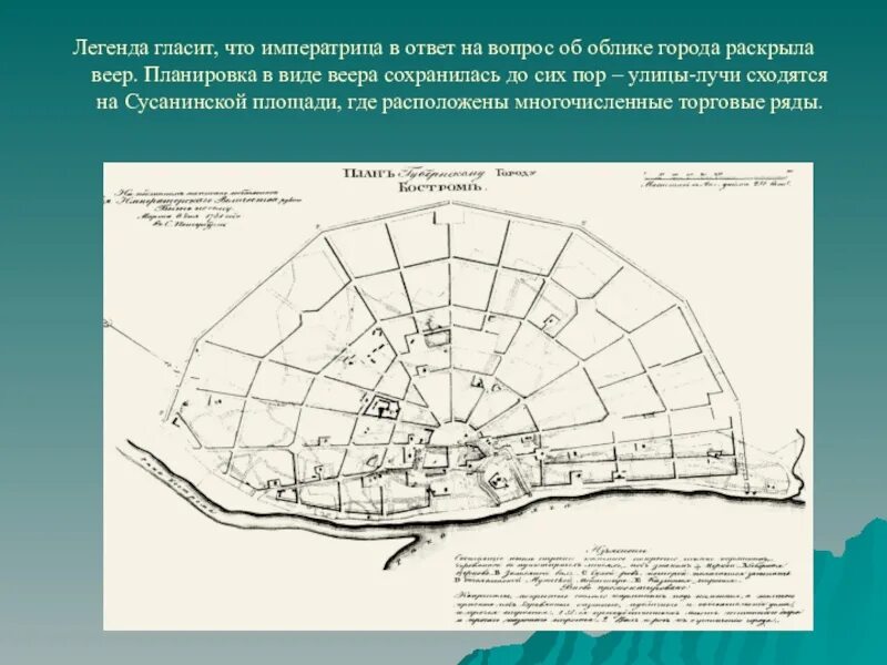 Кострома план города веер. Планировка города в виде веера. Город планировка веер. Кострома улицы в виде веера. Улицы какого города расположены в виде веера