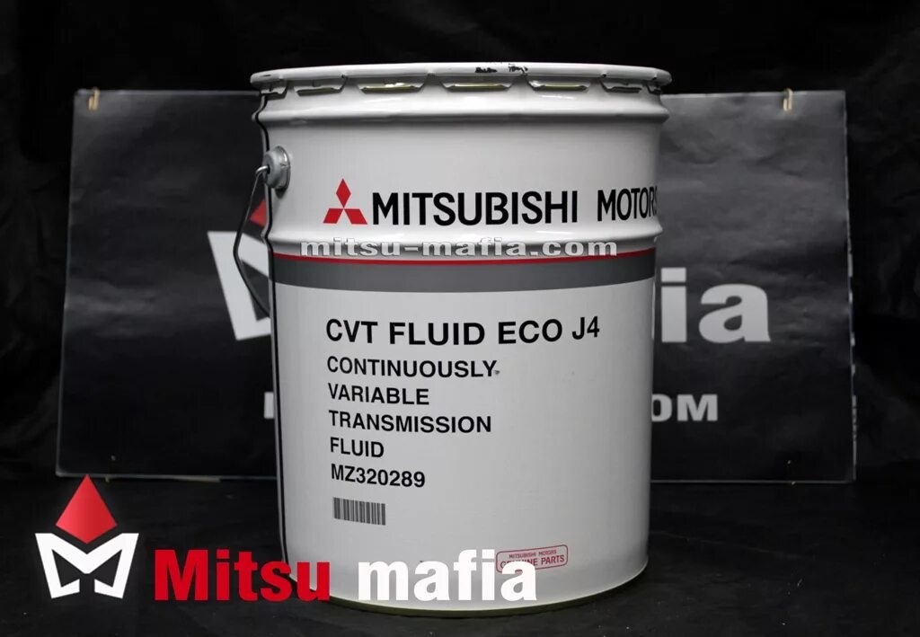 Какое масло заливается в mitsubishi. CVTF-j4 Mitsubishi. Mz320289 жидкость CVT MMC CVTF j4 20л. Mz320289. Mitsubishi CVT Fluid Eco j4.