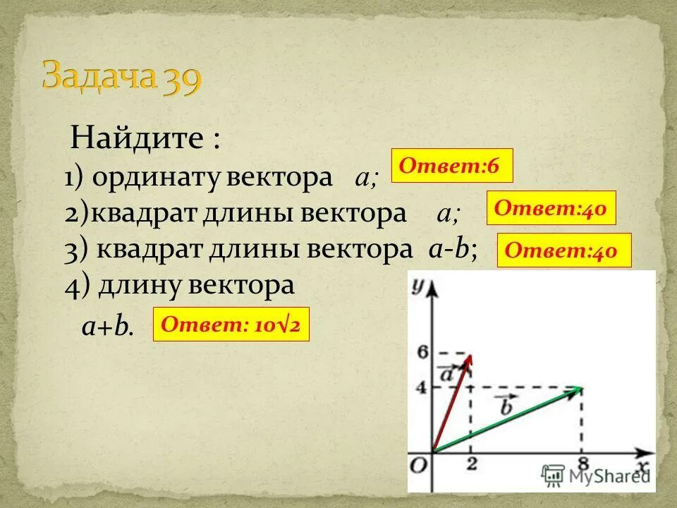 Найти длину вектора а 4 5 3. Найдите квадрат длины вектора. задачи на нахождение длины вектора. найти длину вектора. как найти квадрат длины ве.
