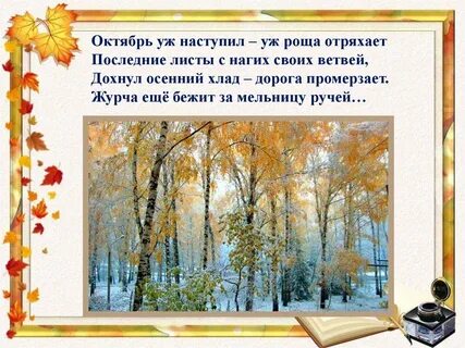 Роща отряхает