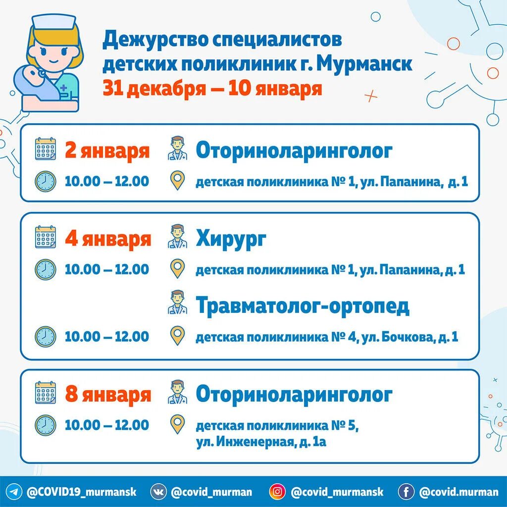 Поликлиники города Мурманска. Работа поликлиник в праздники. График работы детских поликлиник в праздники. Как работает больница в новогодние праздники.