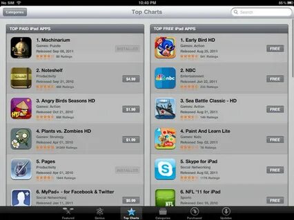 App store на планшет