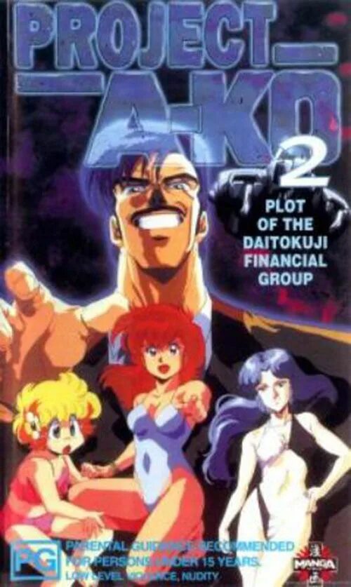 Project a ko. Project a-ko 2: Plot of the Daitokuji Financial Group. Project a-ko 1986. Проект.