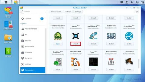 Transmission synology