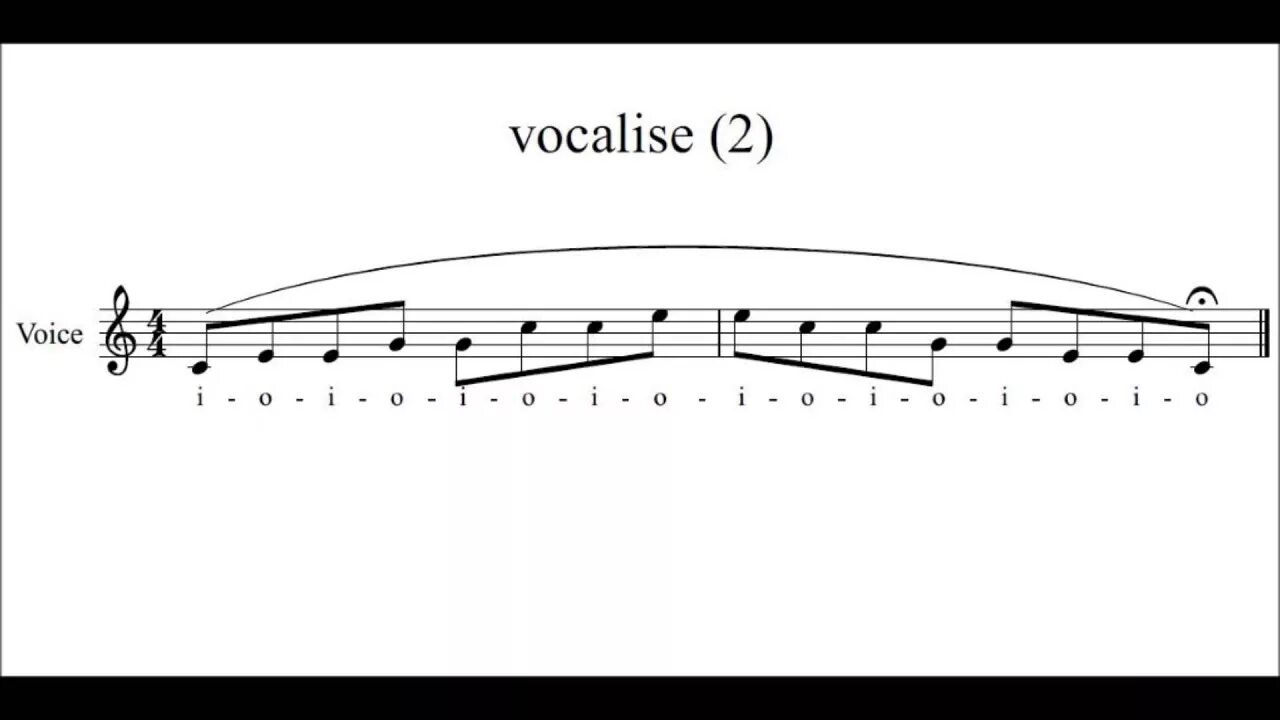 Вокализ 2. Vocalise 2. Classical Vocal exercises. Правила Вокализ.