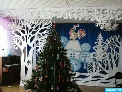 Оформление детского сада к новому году драконам